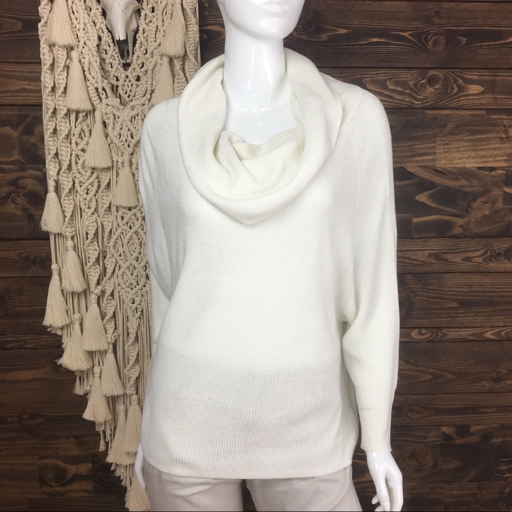 Impressions | Dolman Cowl Neck Sweater‎ Cream